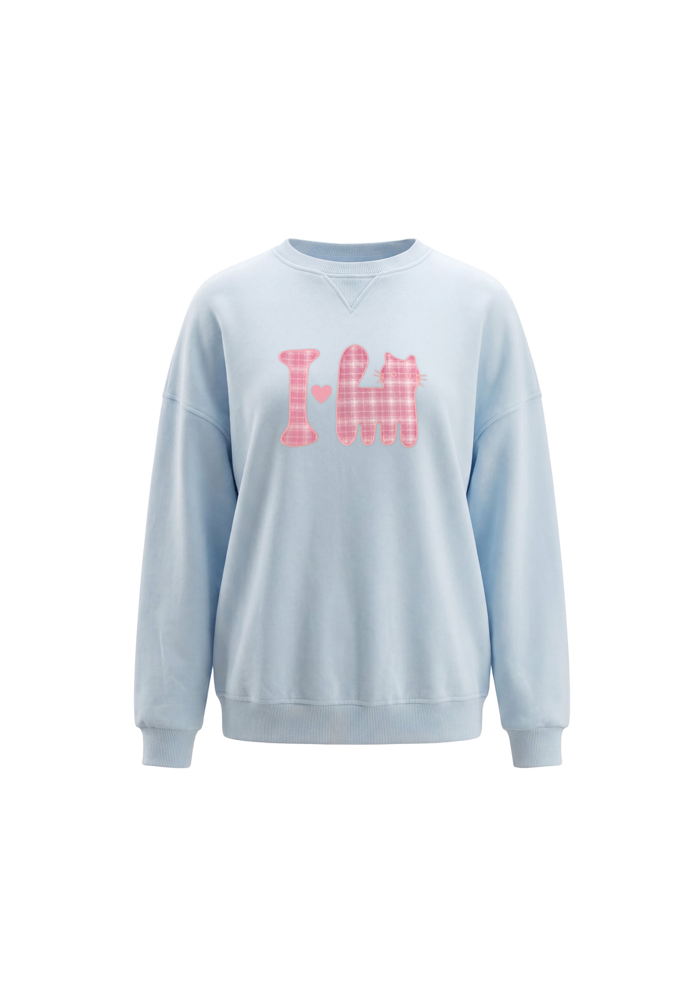 MYMO Sweatshirt in Blauw: voorkant