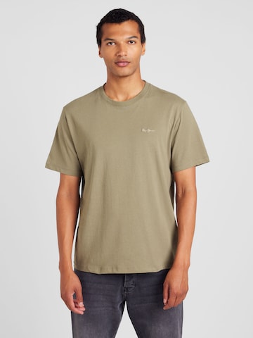 Pepe Jeans T-shirt 'CONNOR' i grön: framsida