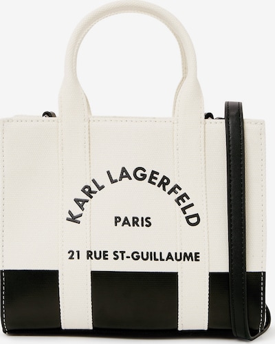 Karl Lagerfeld Kabelka 'RUE ST-GUILLAUME' - krémová / černá, Produkt