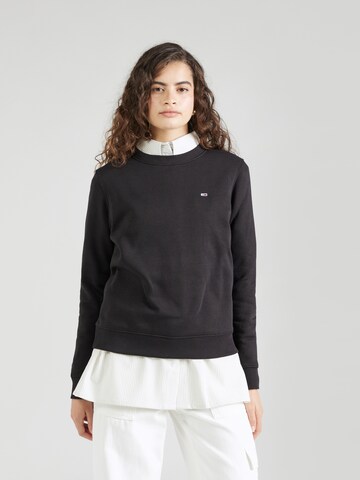 Tommy Jeans Mikina – černá: přední strana