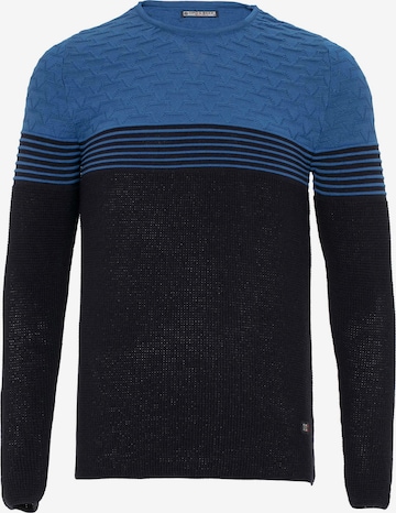 CIPO & BAXX Pullover in Blau: predná strana