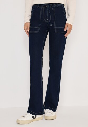 CECIL Boot cut Jeans in Blue: front