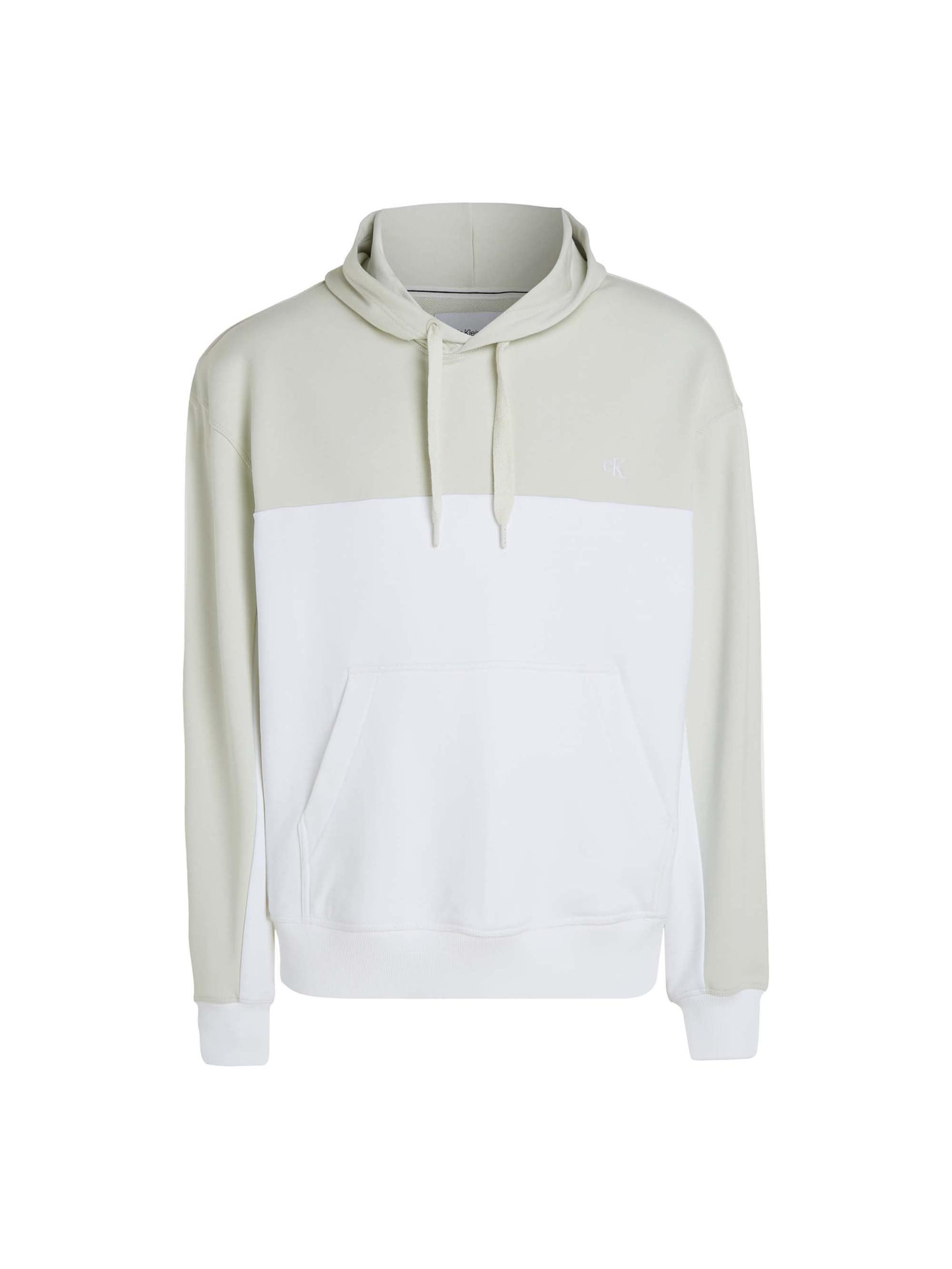 Calvin Klein Jeans Sweatshirt in Weiß: Vorderseite