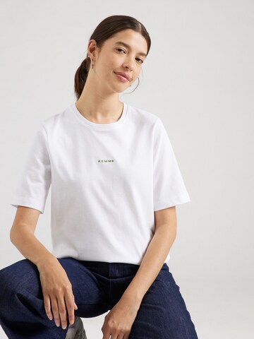 SELECTED Shirt 'SLFSIGNE-HANKIE' in White: front