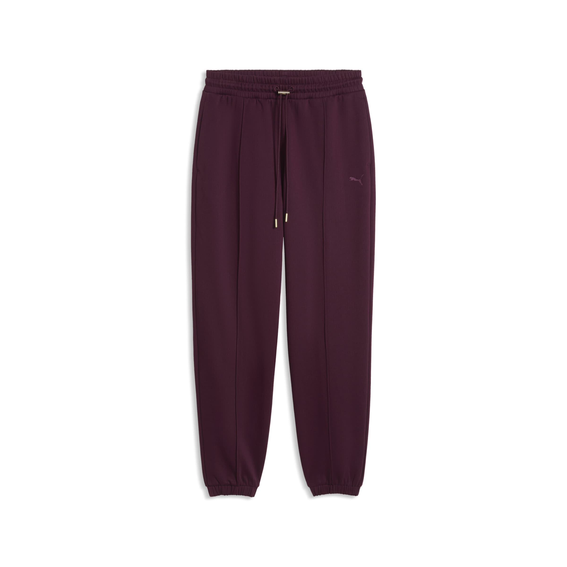 PUMA Tapered Sportbroek in Rood: voorkant