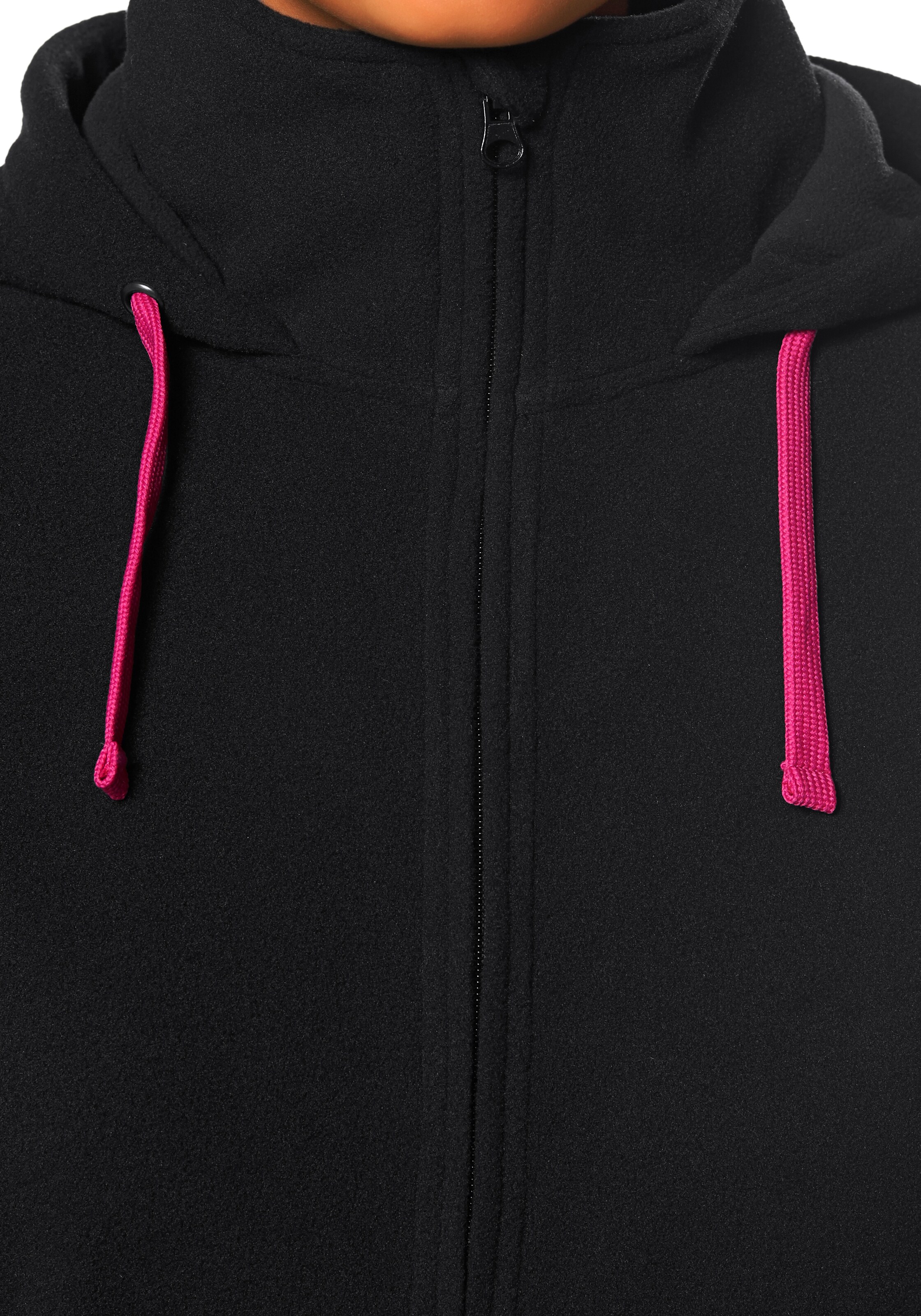 H.I.S Fleece Jacket in Black