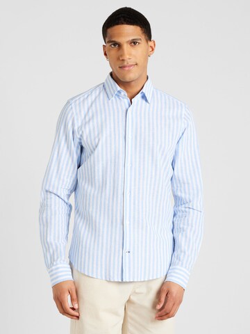 JOOP! - Slim Fit Camisa 'Pit' em azul: frente