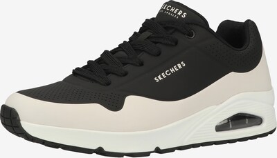 SKECHERS Nizke superge | črna / bela barva, Prikaz izdelka
