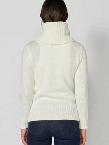 Pull-over KOROSHI en blanc