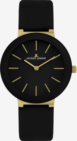 Jacques Lemans Analog Watch in Black: front