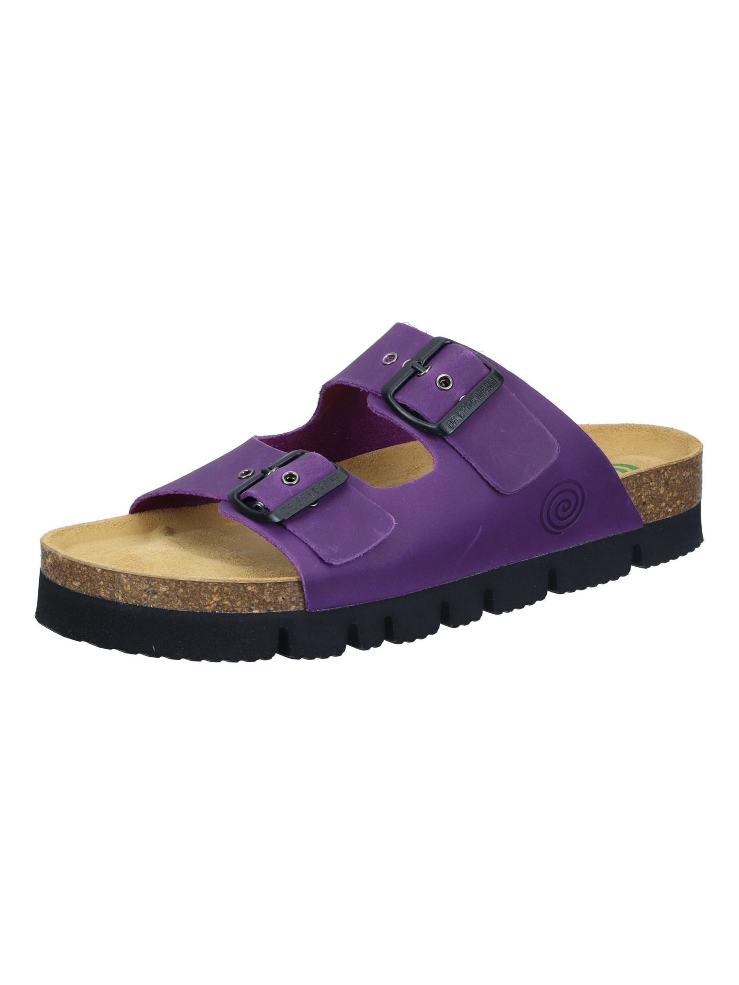 DR. BRINKMANN Mules 'BONILLO' in Purple: front