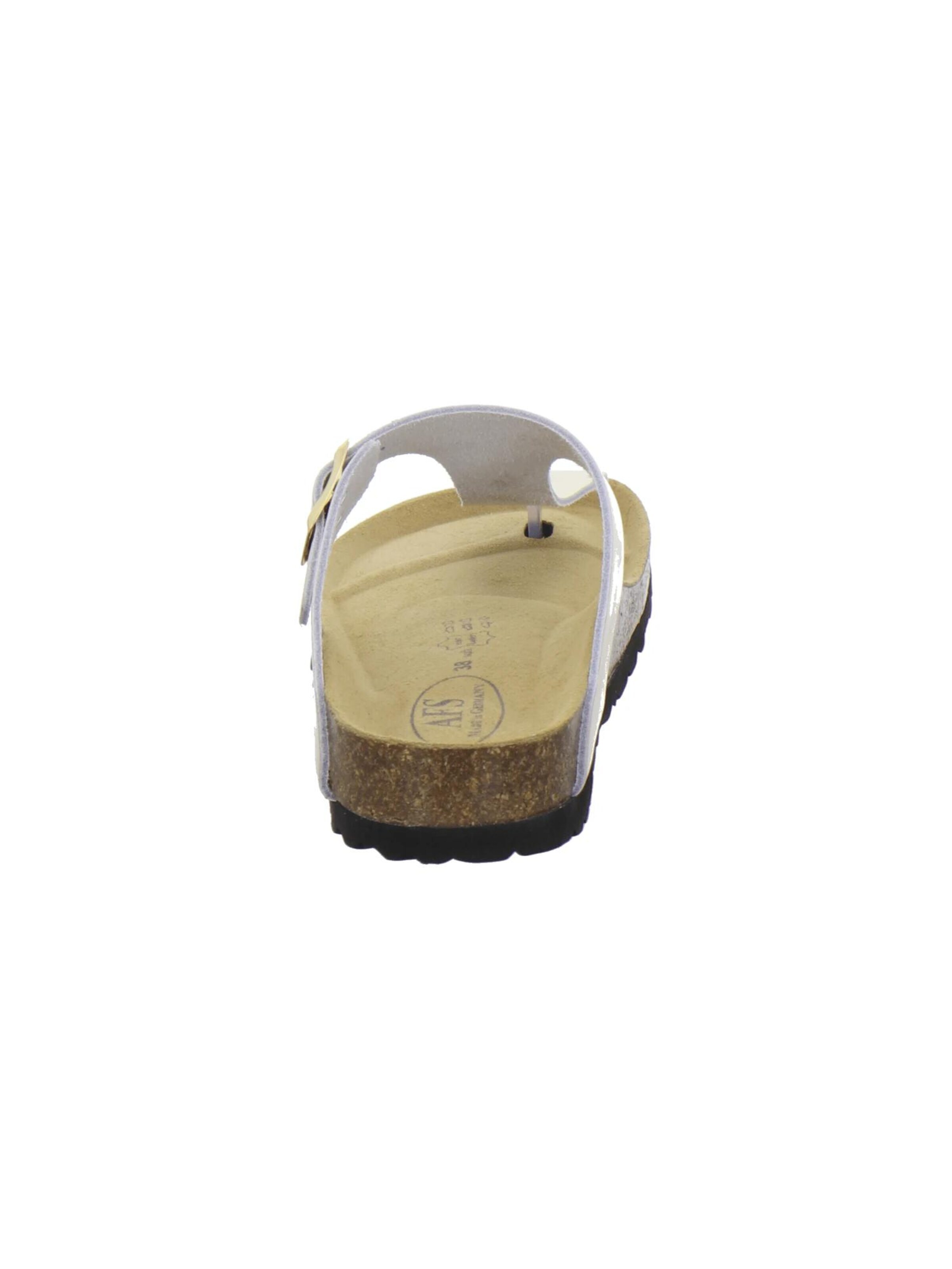 Sandales 'Zehensteg Sandalen Damen gold' AFS-Schuhe en or