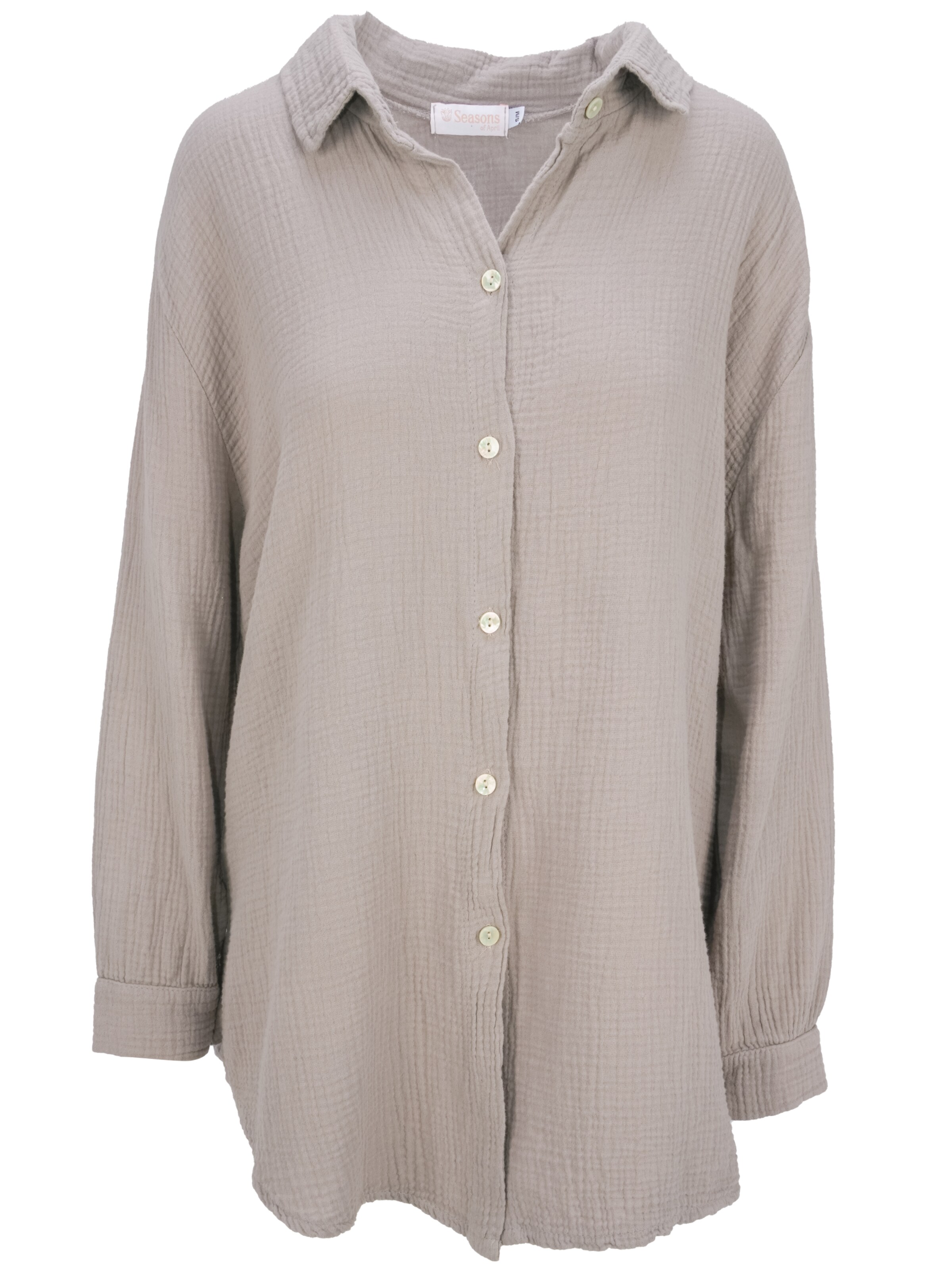 Seasons of April Blouse 'Susie' in Grijs: voorkant