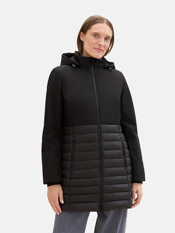 TOM TAILOR Between-season jacket in Black: front