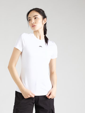 J.Lindeberg Performance shirt 'Ada' in White: front