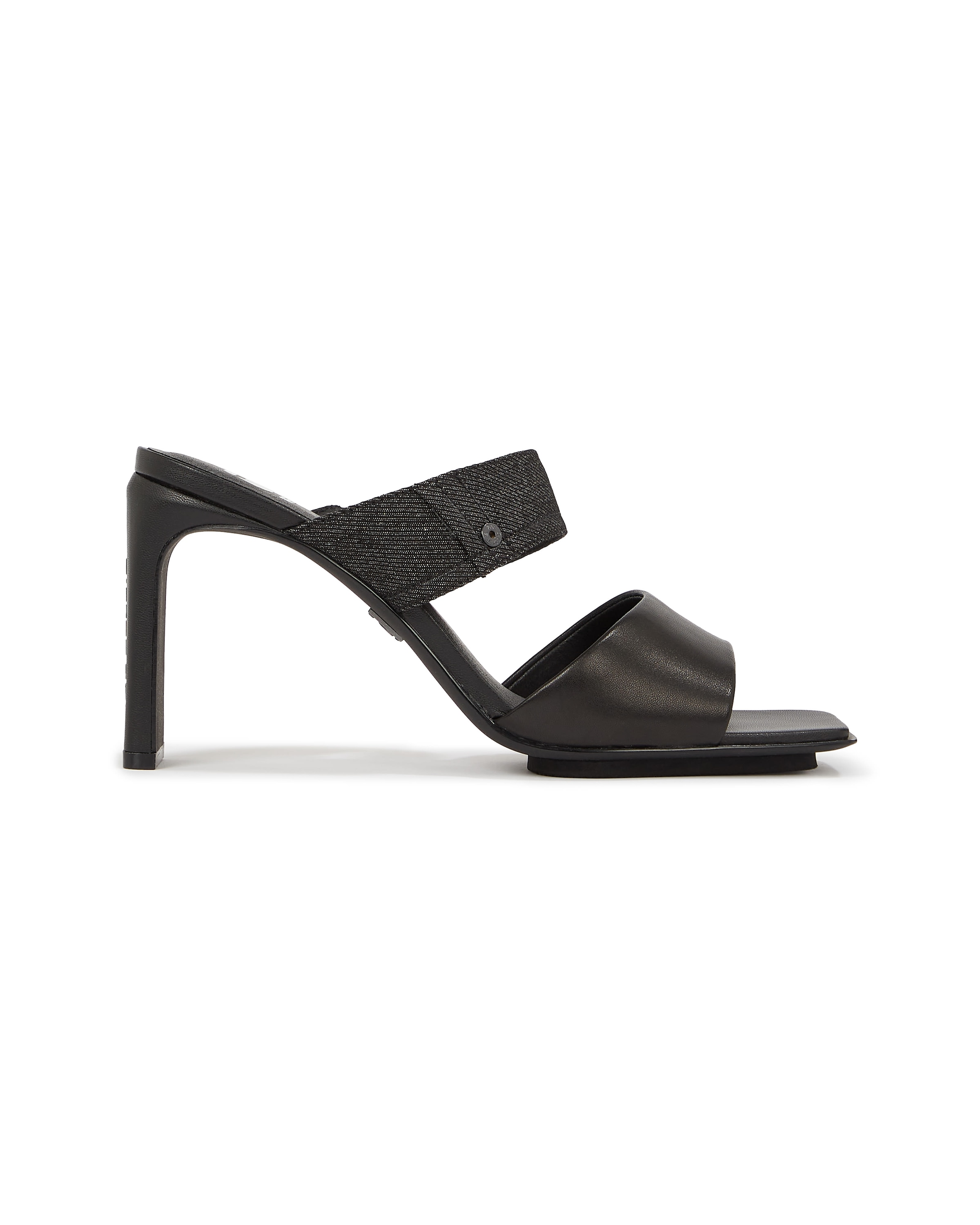 G-STAR Sandal - 'Darcy Leather Mule' in Schwarz