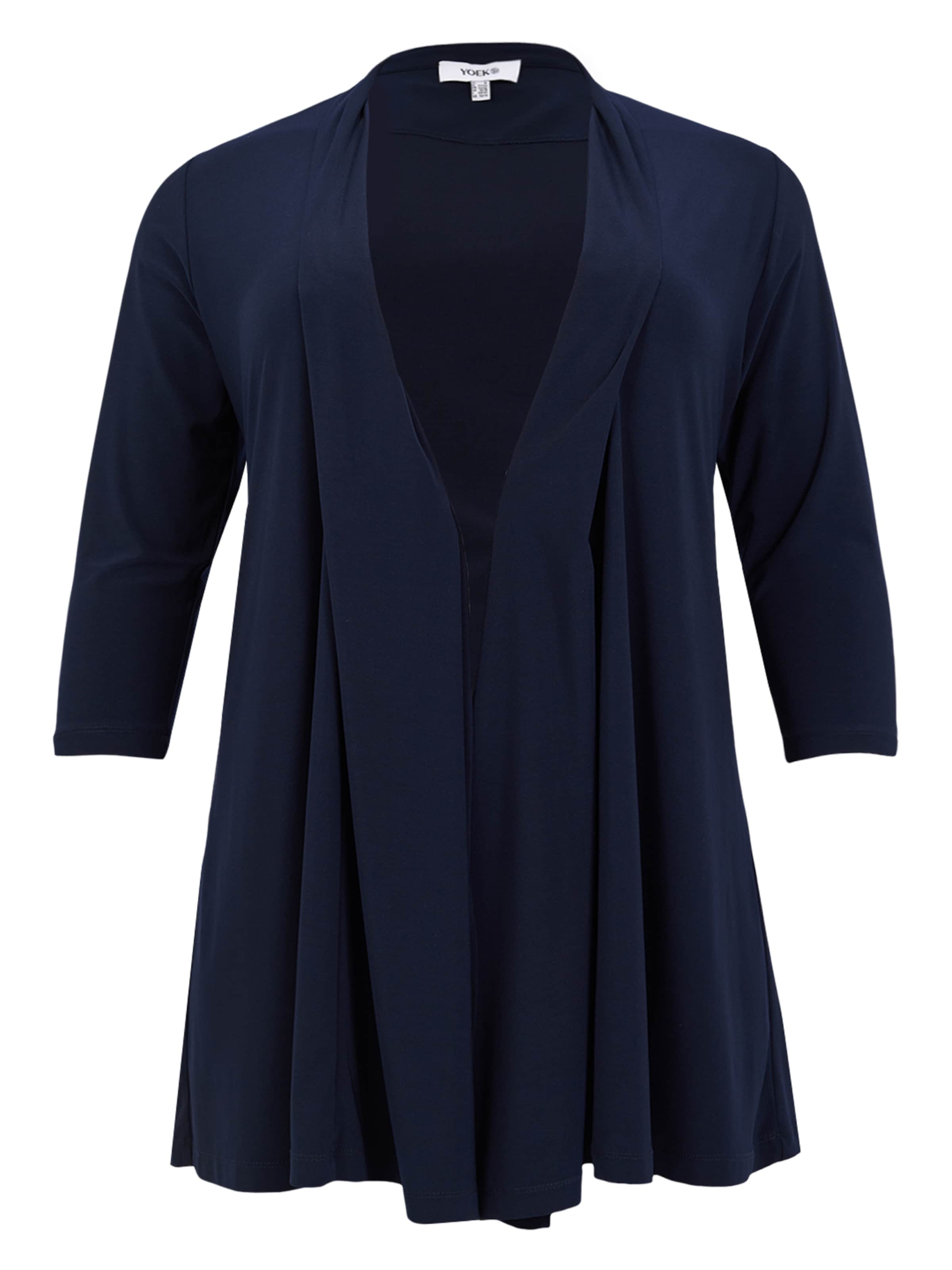 Cardigan YOEK en bleu : devant
