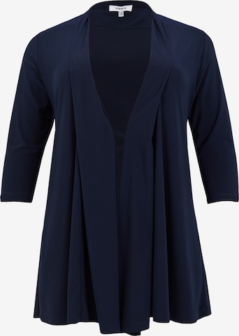 YOEK Knit cardigan in Blue: front