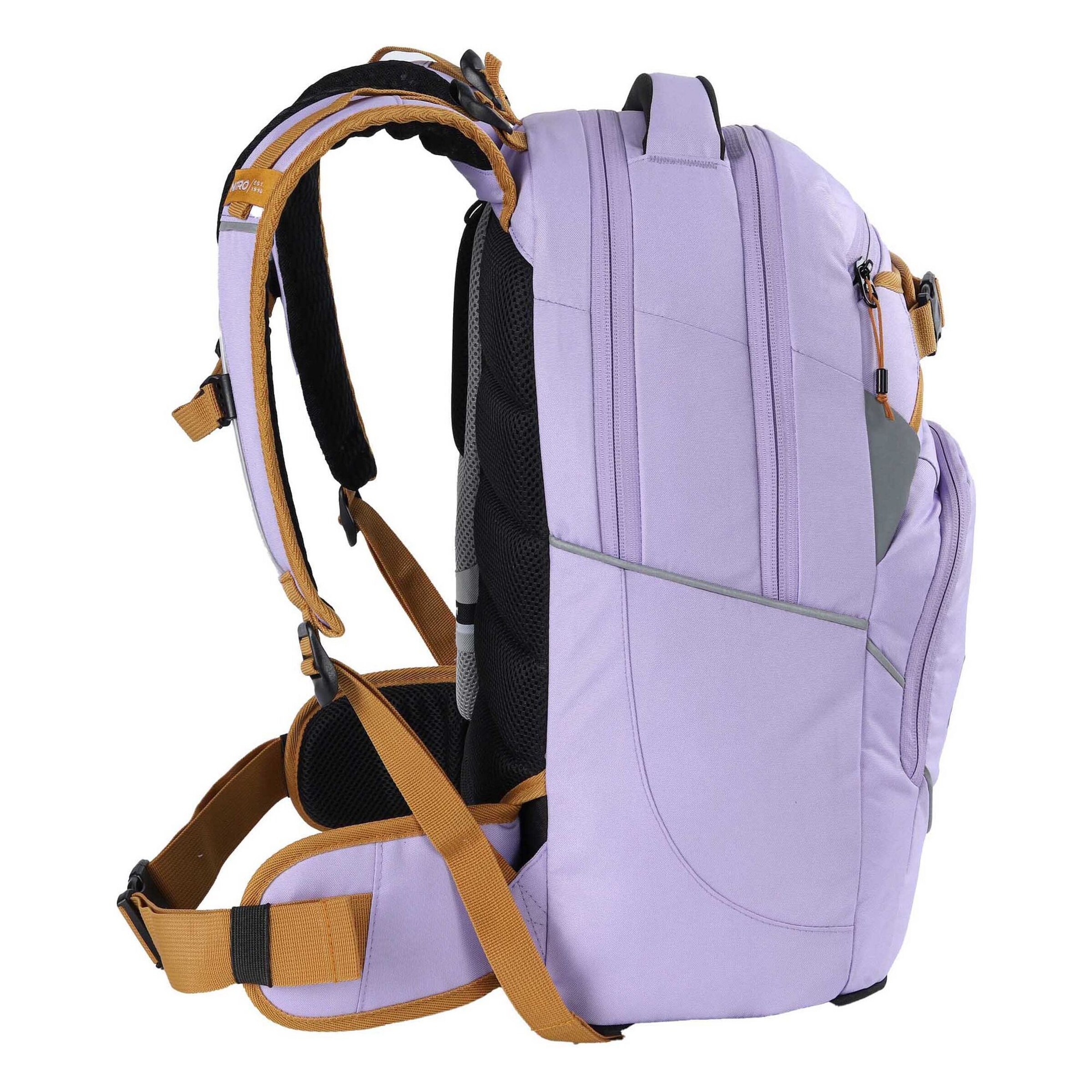 NitroBags Rucksack 'Superhero' in Lila