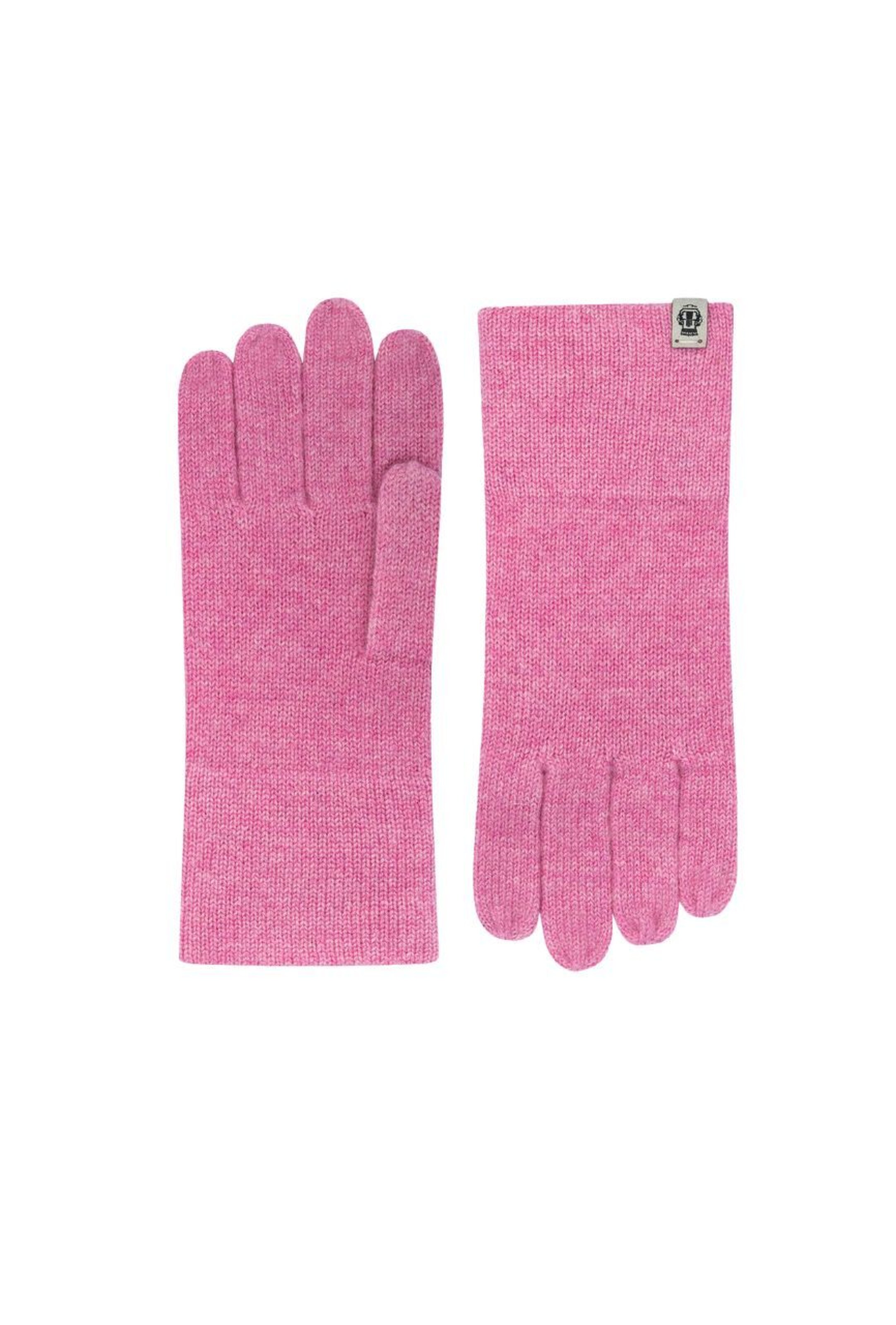 Mezzoguanti 'PURE CASHMERE' di Roeckl in rosa: frontale