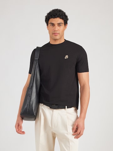 Karl Lagerfeld Shirt in Black: front