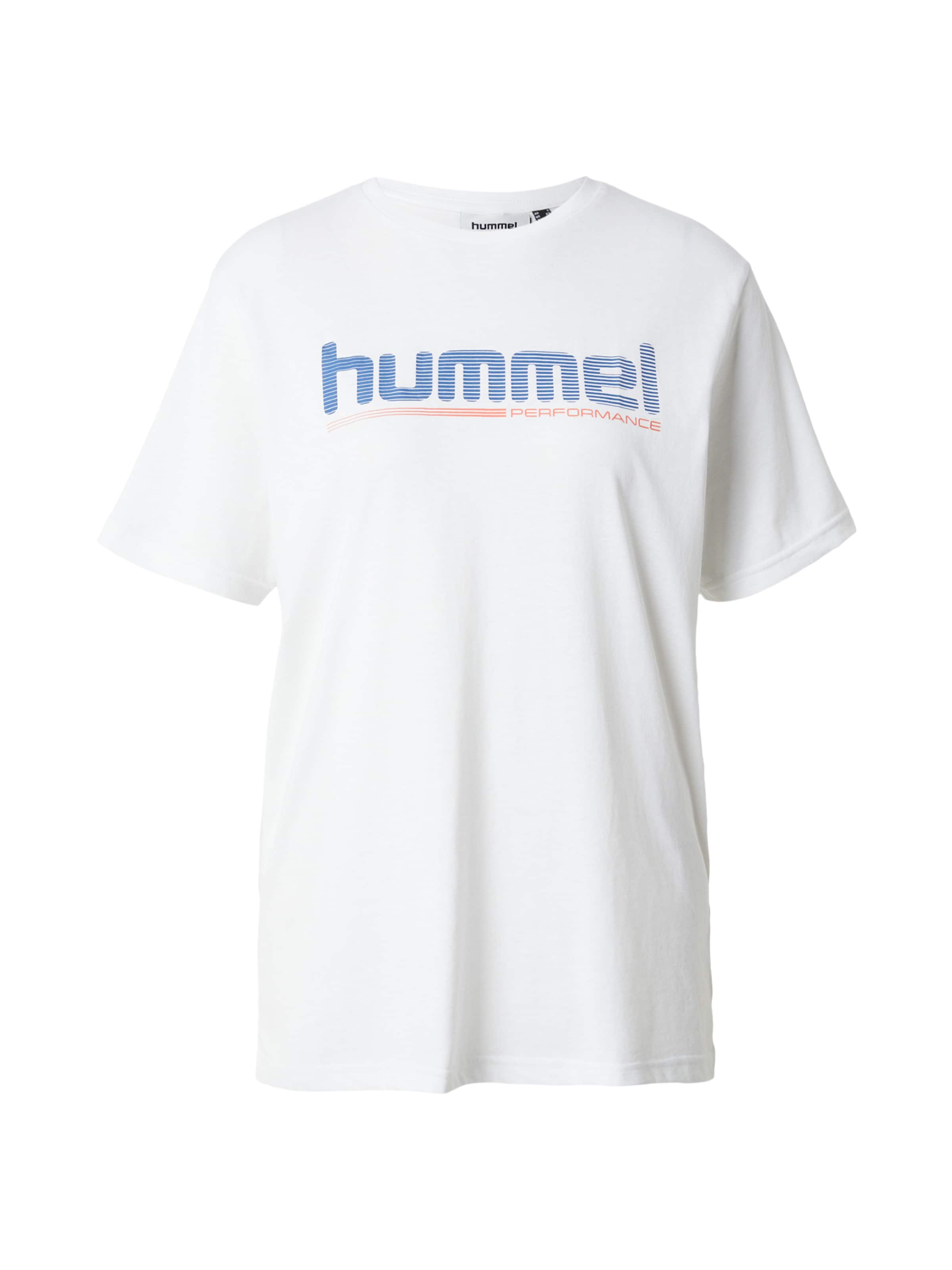 T-Shirt fonctionnel Hummel en blanc : devant