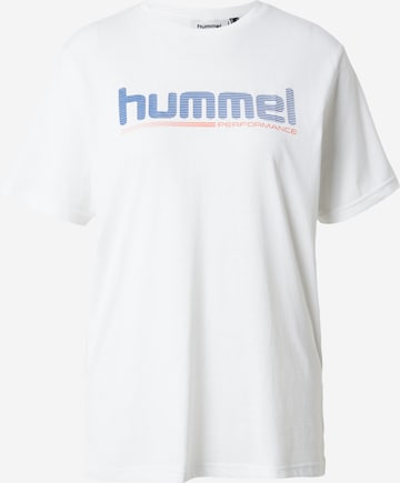 T-Shirt fonctionnel Hummel en blanc : devant