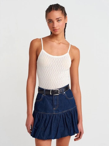 Dilvin Blouse 'Blusen' in Wit: voorkant