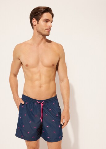 CALZEDONIA Regular Hose in Blau