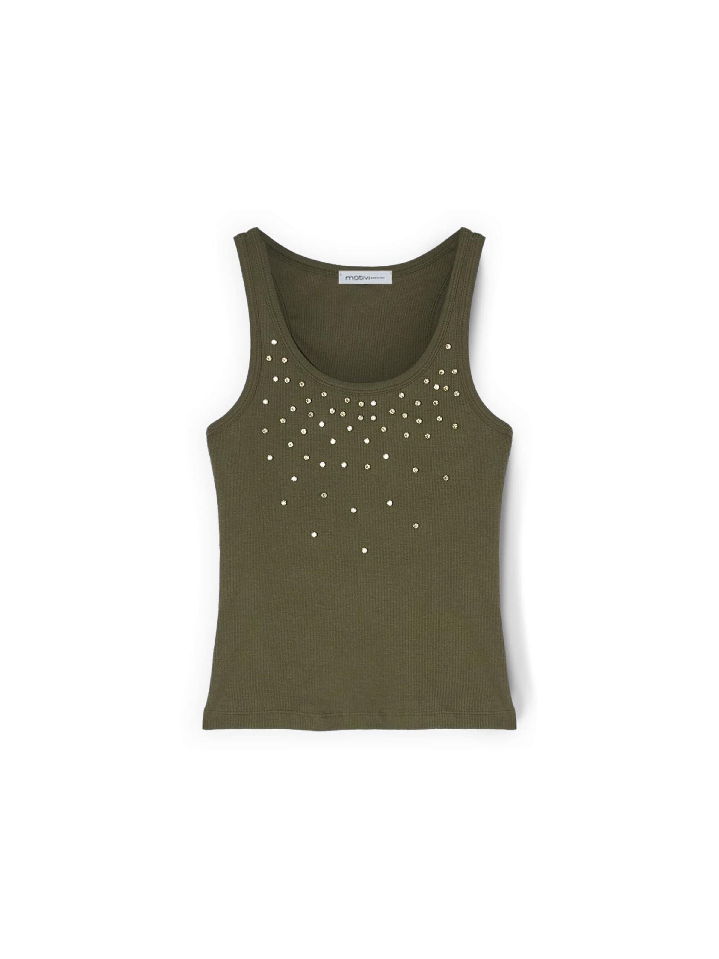 MOTIVI Top in Green: front