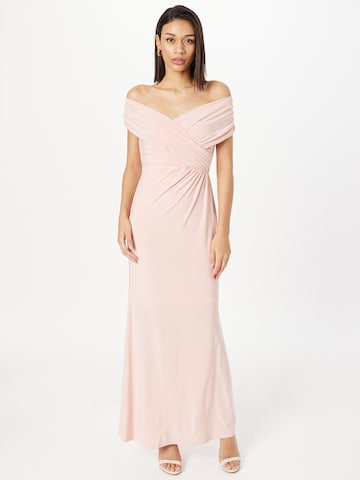 Robe de soirée 'Bardot' Coast en rose : devant