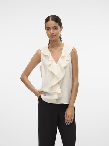 VERO MODA Bluse 'LEXIE' i beige: forside