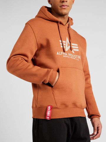 ALPHA INDUSTRIES Sweatshirt in Brown