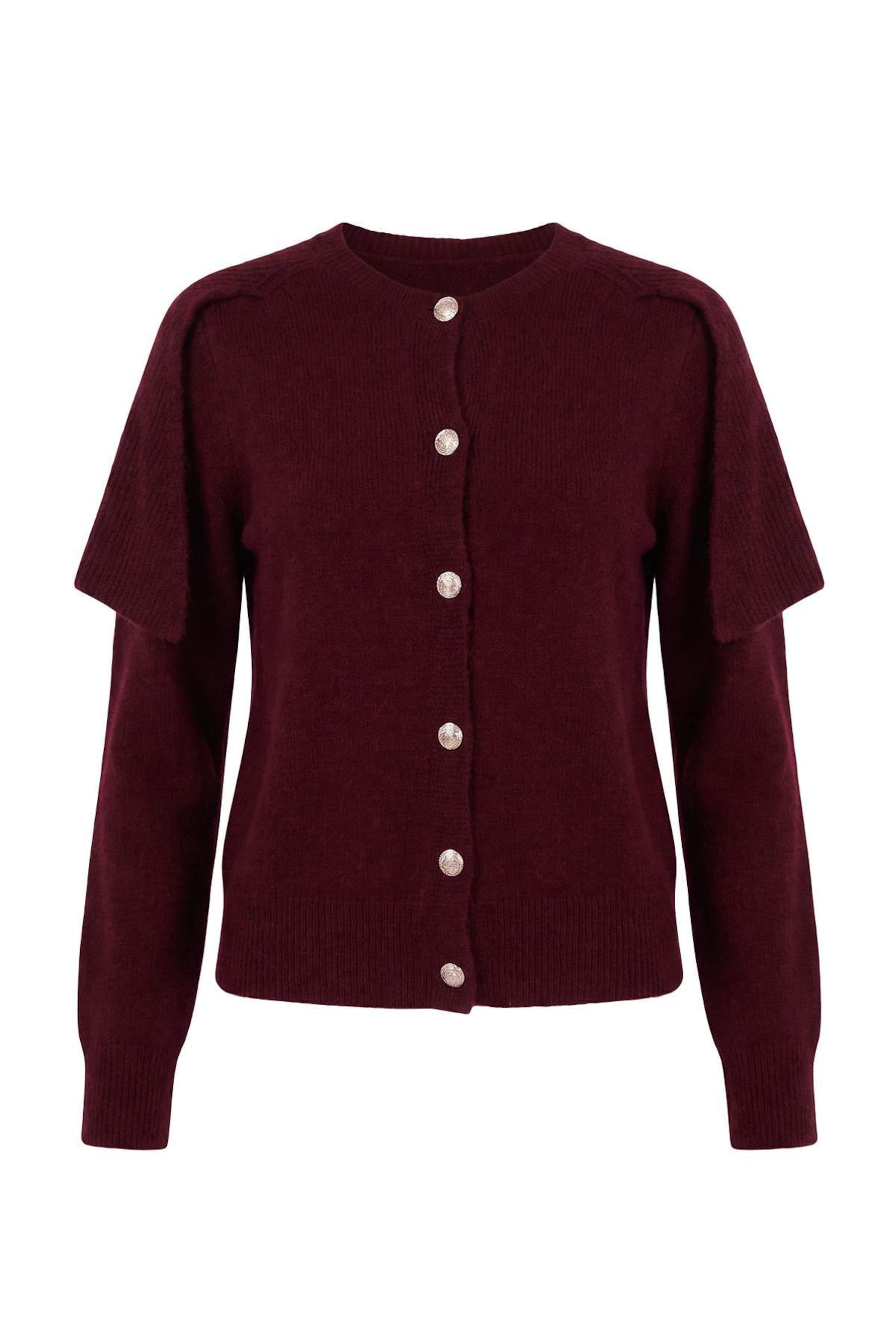 Trendyol Gebreid vest in Rood: voorkant