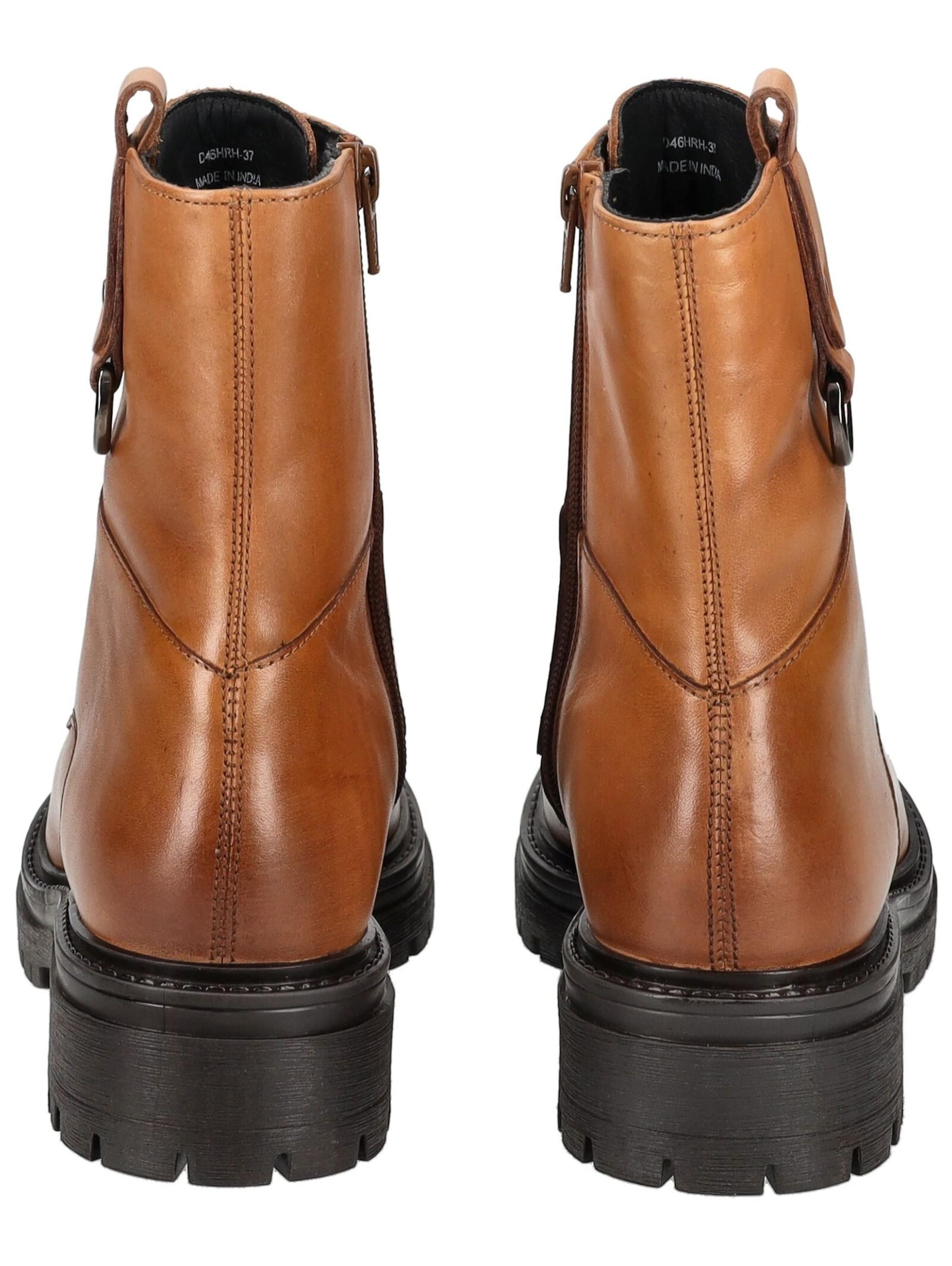 GEOX Schnürstiefelette in Braun