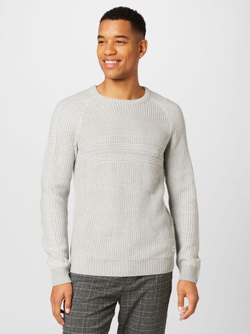 JACK & JONES - Pullover 'POWER' em cinzento: frente