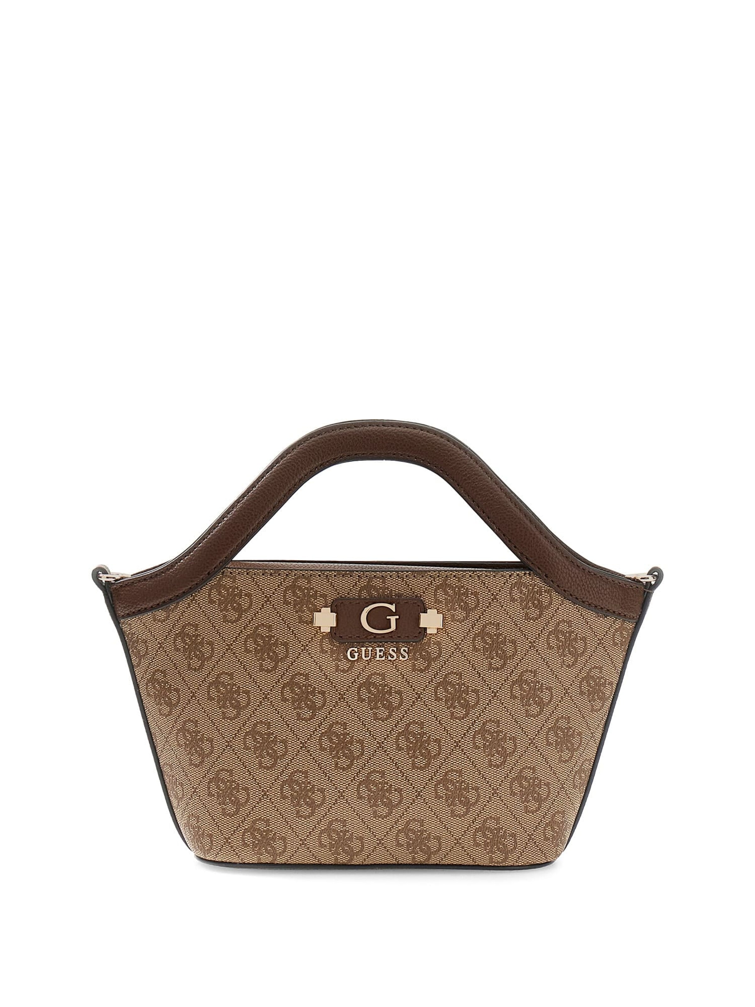 GUESS Handtasche in Braun: Vorderseite