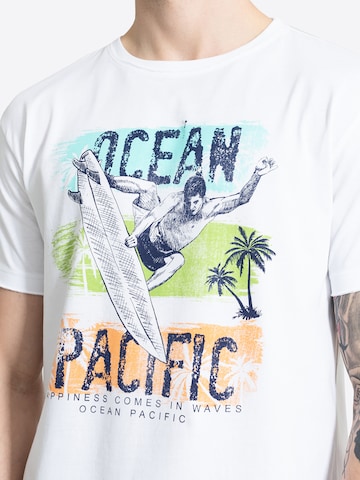 Ocean Pacific Μπλουζάκι 'Broulee' σε λευκό