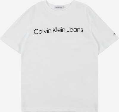 Calvin Klein Jeans Majica | črna / off-bela barva, Prikaz izdelka