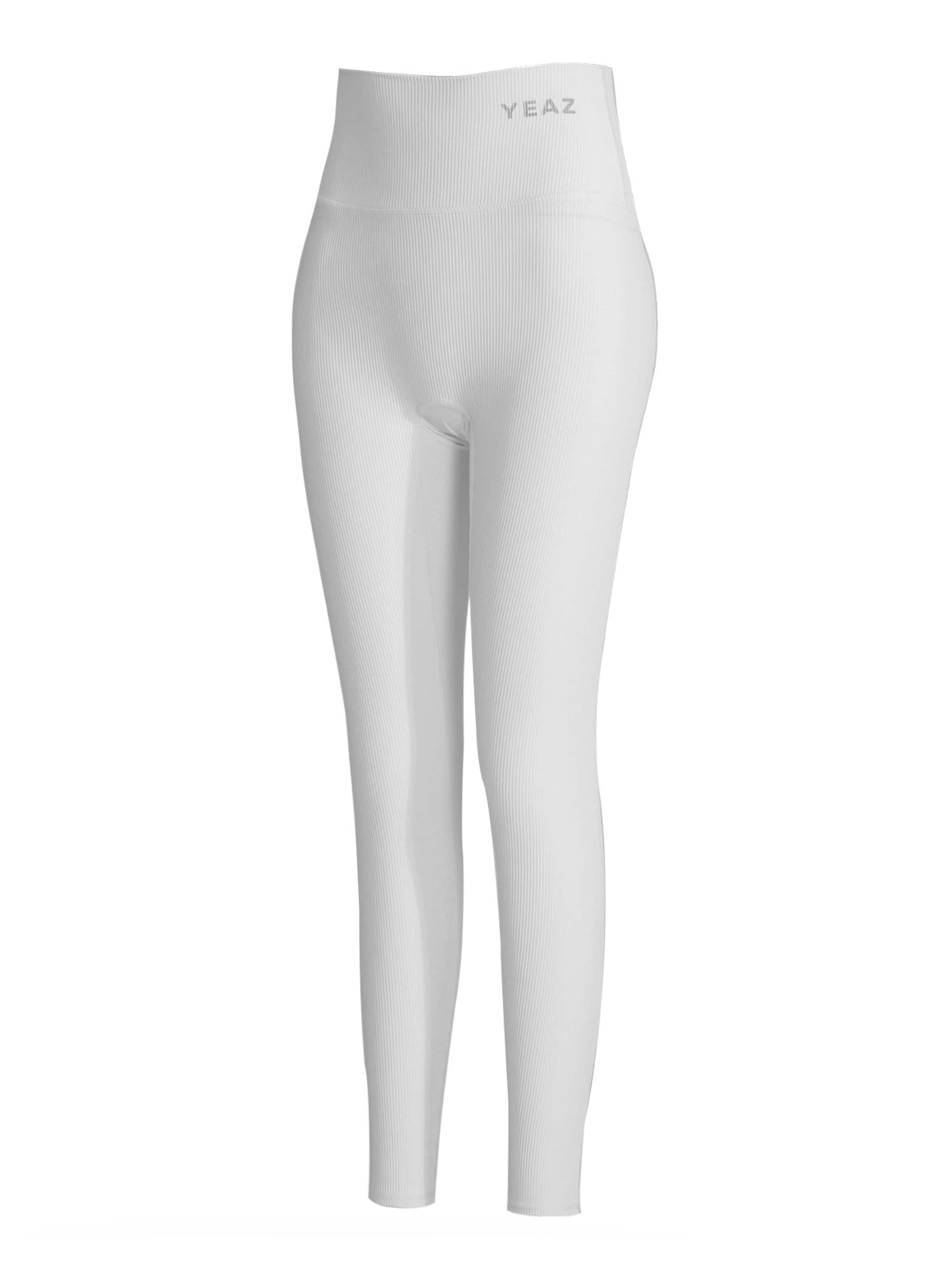 Skinny Pantaloni sportivi 'Club Level' di YEAZ in bianco