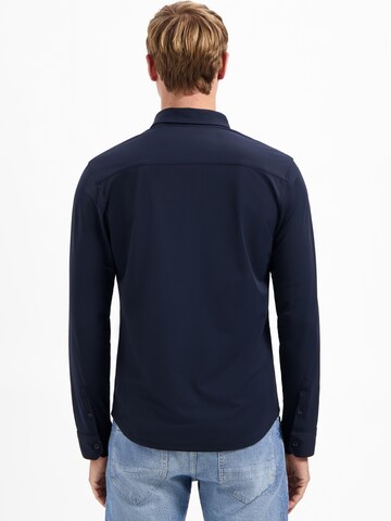No Excess Regular fit Button Up Shirt 'Travel' in Blue: back