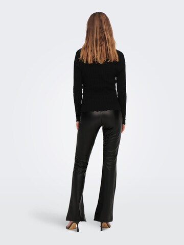 Only Maternity Flared Leggings 'Star' in Schwarz