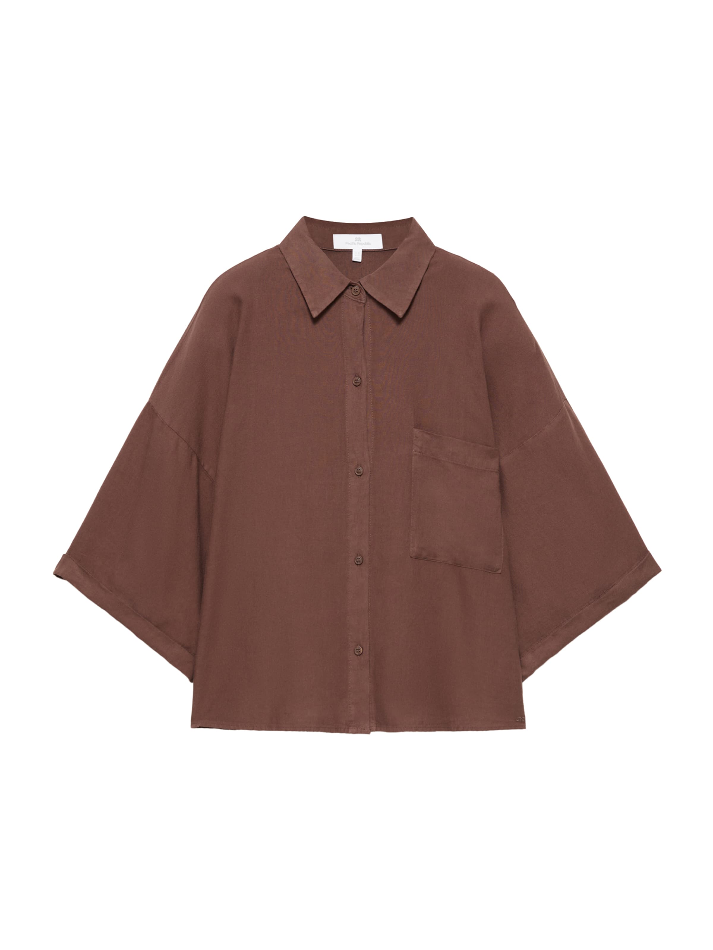 barna Pull&Bear Blúz 'PACIFIC', Termék nézet