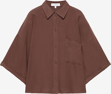 Bluză 'PACIFIC' de la Pull&Bear pe maro: față