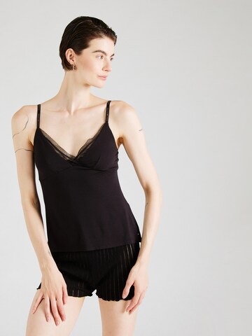 Tommy Hilfiger Underwear Schlafshirt in Schwarz: Vorderseite
