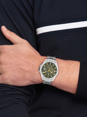 TOMMY HILFIGER Uhr 'JAMESON' in Silber