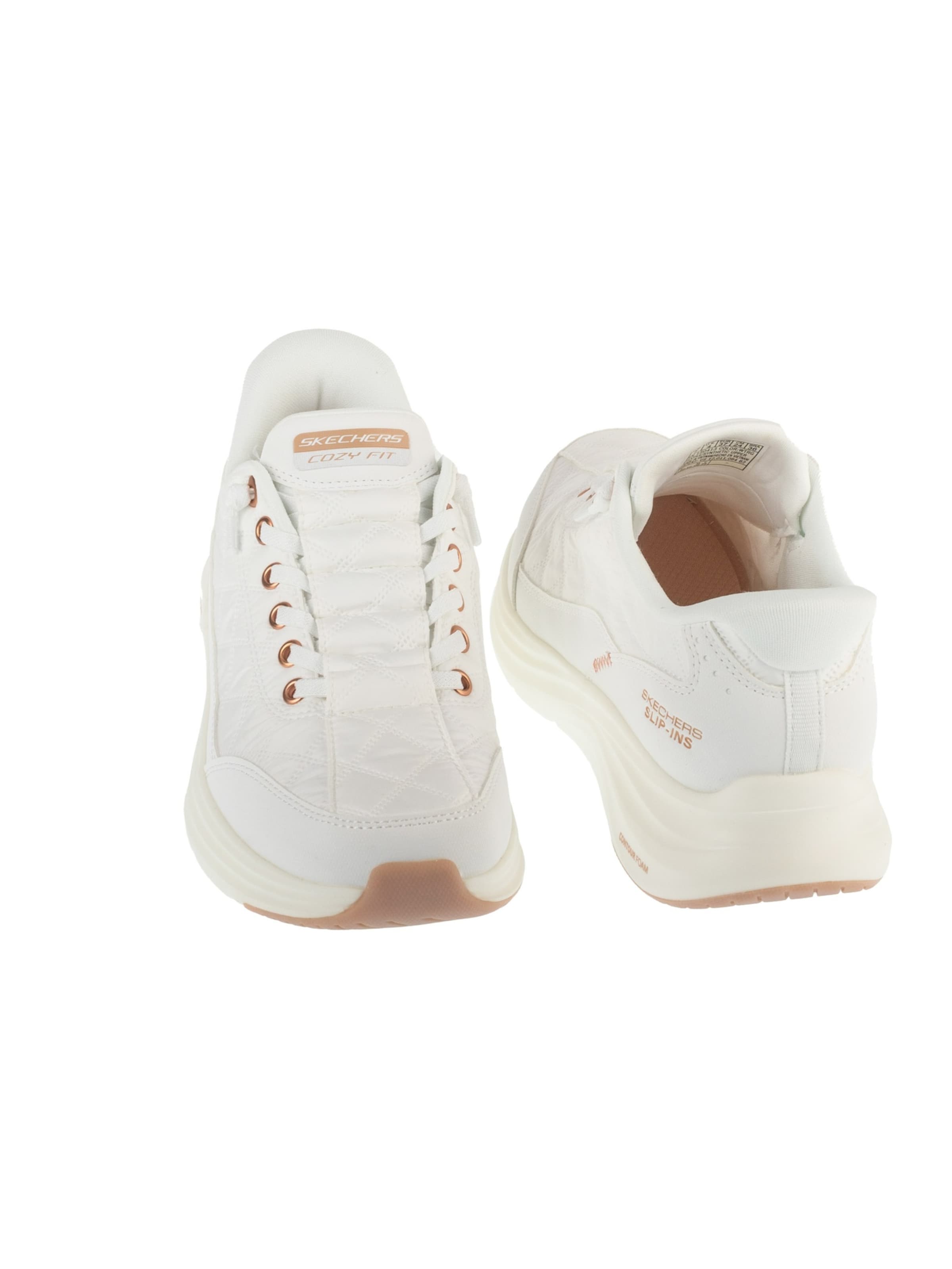 Baskets basses SKECHERS en blanc