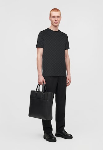 Karl Lagerfeld Majica | črna barva: sprednja stran