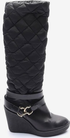 MONCLER Dress Boots in 38 in Black: front
