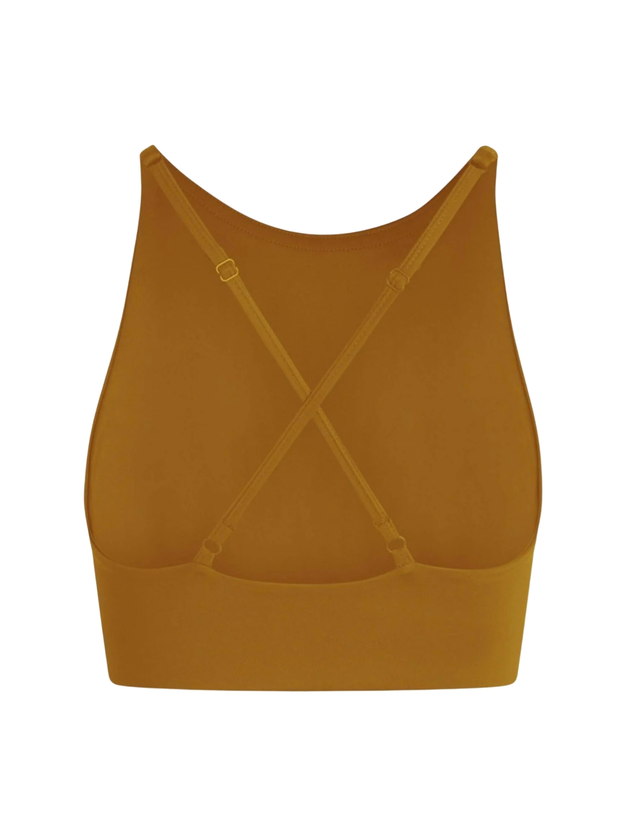 Bustino Reggiseno sportivo 'Topanga' di Girlfriend Collective in giallo